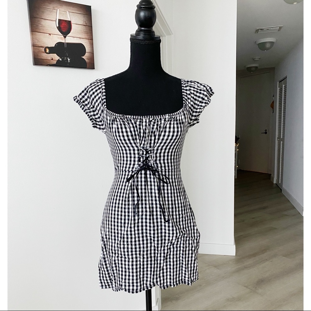 Gingham Mini Dress